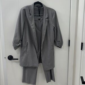 Rachel Zoe Gingham Suit Set.